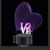 Lampa 3D - serce [12070000120]
